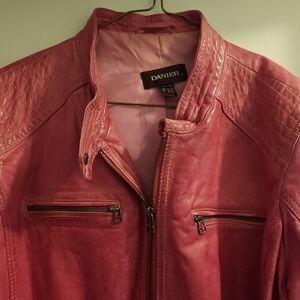 Danier Women's Leather Jacket. Size Xl ( UK 20).